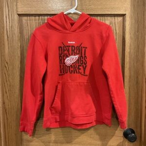 Reebok Face Off Collection Detroit Red Wings Hoodie – Youth L (14/16)